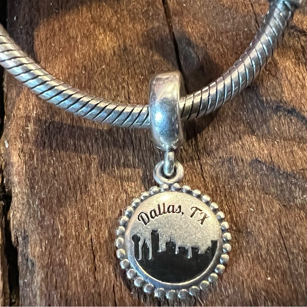 HTF Authentic Pandora Dallas Texas Travel Exclusive Charm Dangle Destination USA